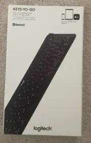 Logi Keys-To-Go Keyboard Bluetooth rechargeable keyboard- Apple and Android
