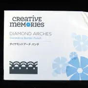 Creative Memories DIAMOND ARCHES Stand Alone Border Punch 2020 Retired NIB NLA