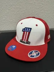 AMERICA FIRST 1ST MAGA PRESIDENT DONALD TRUMP RED ADULT XL FLEXFIT HAT ☝