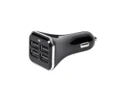 Ring 4-Way Smart USB Car Adapter Multi Sockets Fast Charger For Phone-GPS SatNav