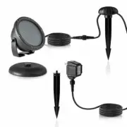 Alpine Warm White LED Pond Light 120 LED w/ Photocell & Transformer