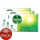Dettol Original Antibacterial Bar Soap Hand Body Wash Kills Germs 3 x 60g