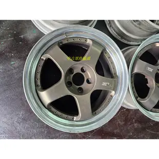 (中古零件協尋) SSR SP1 18吋 5X114.3 三片式鍛造鋁圈 前後配 前8J後9J