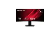 Project - ViewSonic 34' Curved 3440x1440 Business Education USB-C Dock, 90w Charger,Ethernet, FreeSync, Spk, VDisplay, HAS, Superclear VA, Monitor