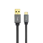 PX大通 UAC3-0.6B【0.6M】USB 3.1 GEN1 TYPE-C TO A 超高速充電傳輸線-黑色