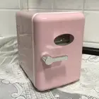 4L Mini Fridge Portable Refrigerator - Pink