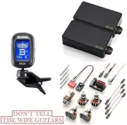 EMG KH-BB Set Kirk Hammett Bone Breaker Black Set Short Shaft Pots KHBB ( TUNER)