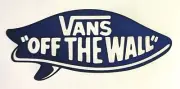 VANS "OFF THE WALL" SURFBOARD - CHOOSE YOUR SINGLE COLOR VINYL DECAL