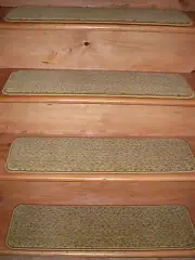13 STEP 9" X 30" Premium Wilton Wool Carpet Stair Treads Stair Case .
