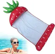 Swimming Pool Floats for Adults, Swimming Pool Floats for Adults | Inflatable Pool Rafts with Sun Lounger, Fruit Water Games, Pool Bed with Hammock on the Water, Float by