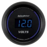 Auto Meter Cobalt Digital Series Voltmeter Gauge In-dash 2-1/16" 8-18 Volts