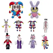 8pcs The Amazing Digital Circus Pomni Jax Plush Cartoon Plushie Toys Theater Rabbit Stuffed Toys Children Christmas Gifts 2