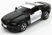 1/43 EDICOLA CHEVROLET - CAMARO SS RS HALTOM CITY POLICE 2010 - BLACK WHITE
