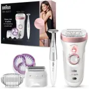 Braun Silk-Epil 9 SES9980 Epilator 4-in-1 epilation, exfoliation & skin care