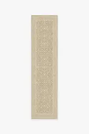 75' x 305' | Machine Washable Runner Rug | Kid & Pet Friendly | Indoor Rug | Celestine Ecru Rug | Ruggable