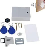 [Generic] RFID Cabinet Lock,Electronic Keyless Lock | Multifunctional RFID Drawer Lock for Wooden Cabinet Drawer Locker Cupboard