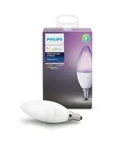Philips Hue 6.5W SES RGB+White Dimmable Candle Globe