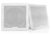 Fusion FM-F65SW 6.5" 120W Flush Mount Speakers Square White Grilles