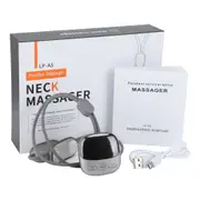 Cordless Neck Massager Mini Intelligent Deep Tissue Massage Guasha Acupoint Stimulator Fast Heating Portable Pulse Massager