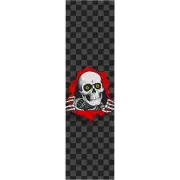 Powell Peralta GRIPTAPE Sheet 9x33 Ripper Checker Black/Grey/Red