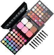 Amagogo Eye Makeup Palette Makeup Palette Kit Blusher Lip Gloss Colorful 78 Bright Colors Cosmetic Palette Set for Party Gift Women