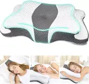 Ergonomic Memory Foam Cervical Pillow for Neck & Shoulder Pain Relief