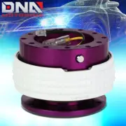 NRG SRK-210PP-GL STEERING WHEEL QUICK RELEASE ADAPTER PURPLE/GLOW IN DARK RING
