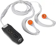 Binxind MP3 Music Player Underwater Headphones for Swimming Laps Watersports Short Cord 4GB-Black