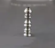 Titanium Alloy Knife Bead Keychain Pendant Lanyard DIY EDC Parachute Cord Bead