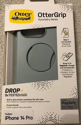 New OtterBox OtterGrip Symmetry Case w/ MagSafe for iPhone 14 Pro - Chill Out