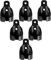 6Pcs Bungee Ball Receiver Weather Resistant Pre-drilled Plastic Bungee Cord Receiver Replacement Bungee Receiver Bracket for Sun Shade Roll Up Blinds Sun Shade Tie Downs Ball Bungee Cords Bungee Cord