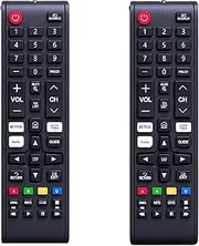 (Pack of 2) New Universal Remote Control for All Samsung TV Remote, PZL Replacement Remote for All Samsung LCD LED HDTV 3D Smart Series TVs Models
