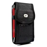 Canvas Rugged with Belt Loop & Clip Case Holster Pouch 6.33 x 3.18 x 0.39 inch