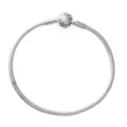 Pandora 590728-21 Moments Snake Chain Bracelet - Sterling Silver, 21 cm