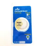 On/Off Light Dimmer Ivory White Incandescent 600w Leviton 6681-IW Push Switch