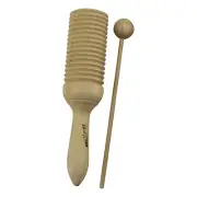 NEW Drumfire Single Hand-Held Tone Block & Guiro Hand Percussion Kids Music Toy