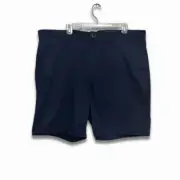 Volcom Barracks Chino Shorts High Rise Fit Fly Zipper Closure Blue Men’s 40 NWT