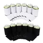 10Pcs Lightweight Beer Coolers Sleeves Soft Drink Caddies Holder Beer