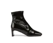 Prada echnical Patent Leather Ankle Boots