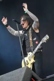 Ricky Warwick from Thin Lizzy live onstage at Download Festival 20- Old Photo 1