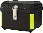 45L Motorcycle Top Case, Universal Motorcycle Trunk Tour Tail Security, with Install Package and Base Plate(Black)