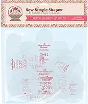 Lori Holt Flower Basket Sampler - Sew Simple Shapes, Includes 50 Templates, Flower Basket Sampler Sew Along by Bee in My Bonnet