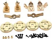 1/12 Front Axle Steering Cups Replacements and C Hub Carrier DIY Accessories Heavy Duty Rear Axle Cups for H12Y+ Vehicles Car