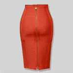 ASTOREHIGH QUALITY BLACK RED BLUE ORANGE ZIPPER BODYCON RAYO