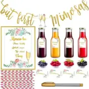 Mimosa Bar Decor Kit Package Mimosa Bar Signage for Bridal Brunch Bachelorette