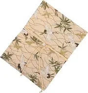 LAPYAPPE Stylish Ornamental Book Cover Cloth Protector with Elegant Crane Print for Students Sleeve for Enhanced Book Decor and Protection
