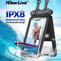 在飛比找蝦皮購物優惠-Hdoorlink 雙鉤防水手機袋 IPX8 手機袋保護套海