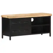 TV Cabinet 90x30x41 cm Rough Mango Wood vidaXL
