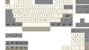 1 Set XDA Profile Egypt Visions Ivory Keycaps For Custom Mechanical Keyboard