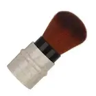 Short Makeup Foundation Brush Stretchable Handle Blusher Powder Brush Beige